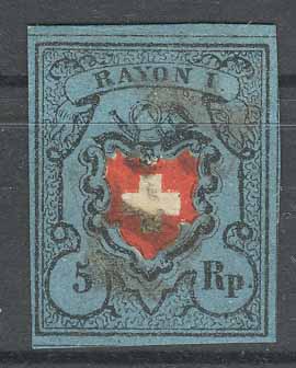 Schweiz 1850: RAYON I - Befund A28788